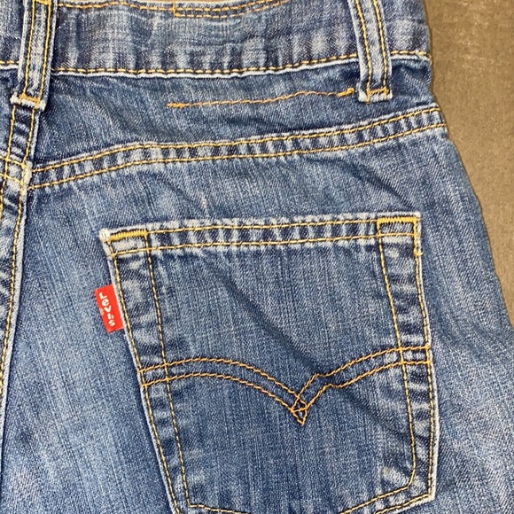 Levi’s 514 Straight Size 12 Slide Tab Button High Rise Washout Denim Jeans - Picture 12 of 16